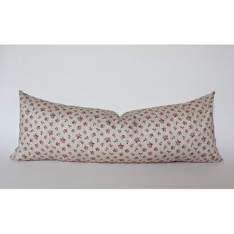 Floral Throw Pillow 12X20 Size: 14" x 36"