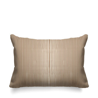 Ash Indoor/Outdoor Lumbar Pillow Color: Umber