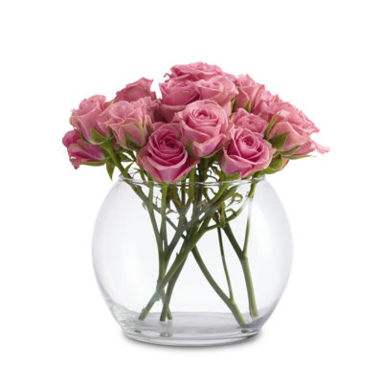 12 Piece Clear Indoor Glass Table Vase Set