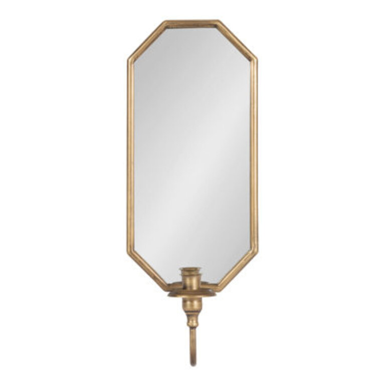 Mirrored Wall Sconce Candle Stick Holder