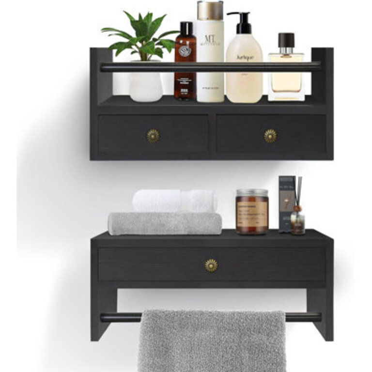 Bathroom Shelf with Drawers