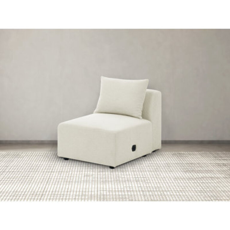 25.5'' Wide Slipper Chair Fabric: Beige Loop Yarn