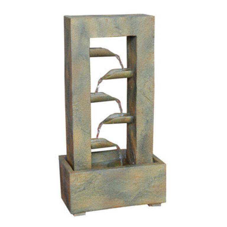 Petroski Polyresin Waterfall Fountain