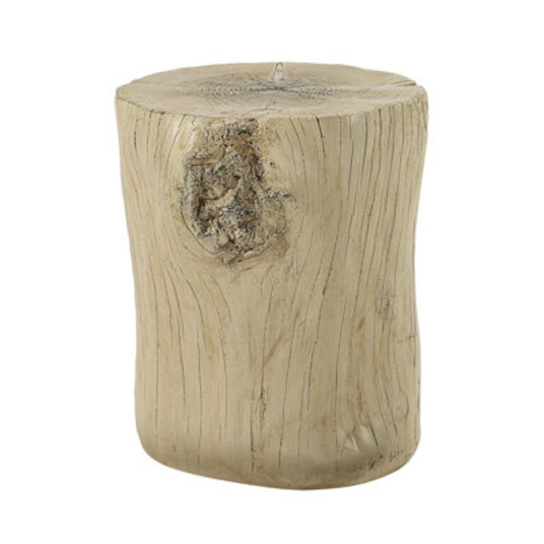 Gene Round Accent Table In Natural Brown