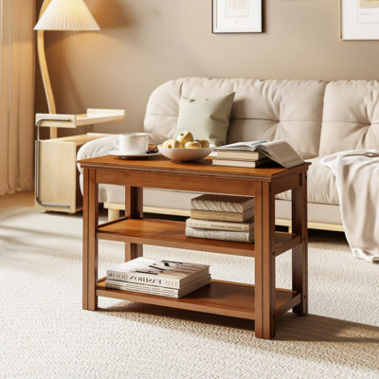 Solid Wood Shoe Storage Bench