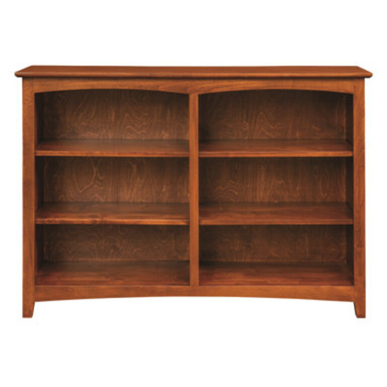 Malani 36" H Solid Wood Classic Bookcase Color: Warm Cherry