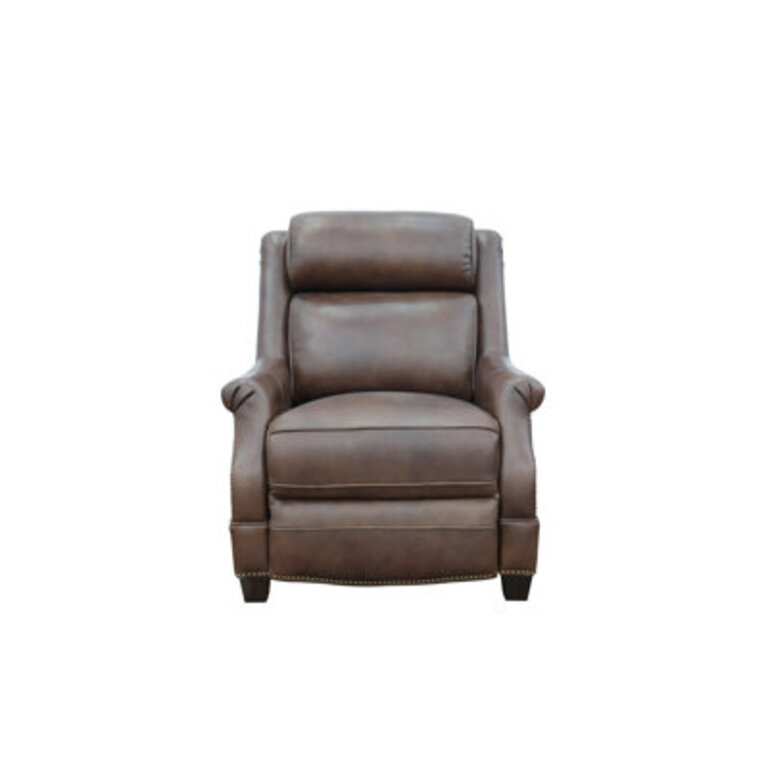 Charlotte 35.8" Wide Genuine Leather Power Wing Chair Recliner