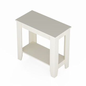 Weddel Basilico End Table with Storage Color: Ivory