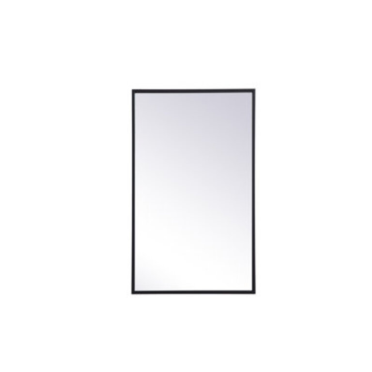 Clapp Surface Mount Framed 1 Door Medicine Cabinet with 2 Adjustable Shelves Finish: Black, Size: 28" H x 17" W x 5" D