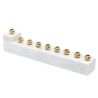 Marble L Menorah