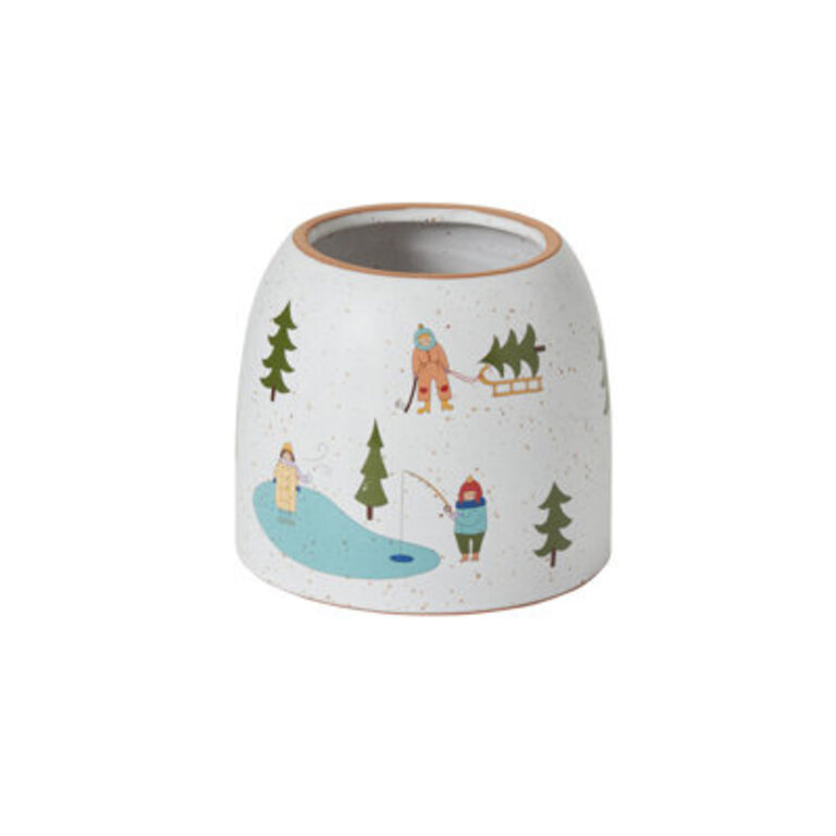 Villagers Ceramic Pot Planter