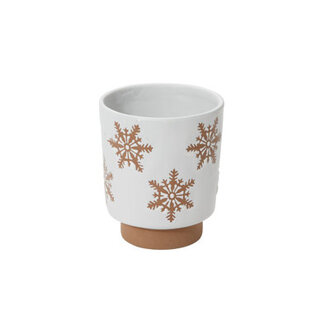 Jimeka Ceramic Pot Planter Size: 4.5" H x 4" W x 4" D