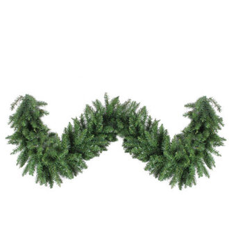 Buffalo Fir Commercial Length Artificial Christmas Garland - Unlit Size: 50' L
