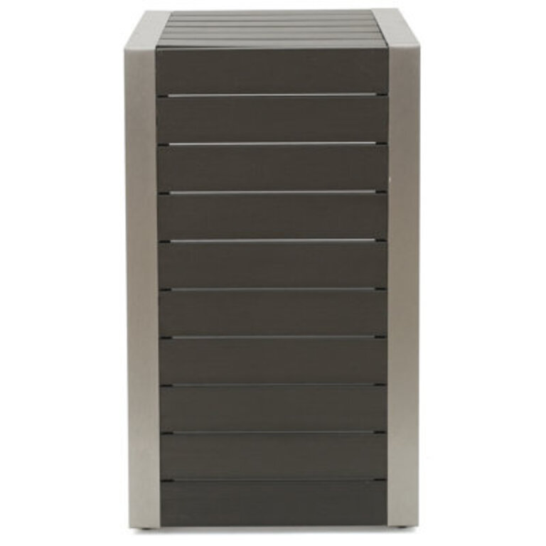 Antaqui Aluminum End Table Color: Natural