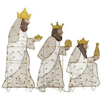 The Holiday Aisle® 42" Three Wisemen with LED Lights