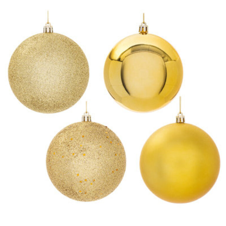 Holiday Décor Ball Ornament Color: Gold