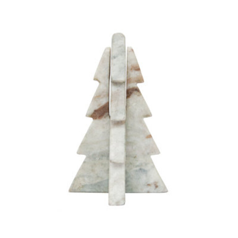 Interlocking Marble Tree Color: Mint Chocolate