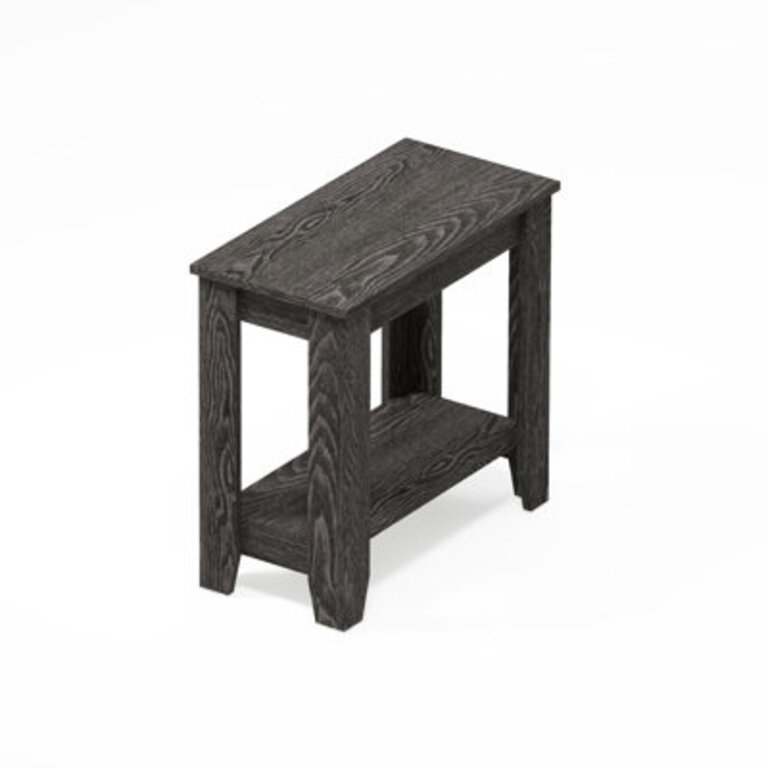 Weddel Basilico End Table with Storage Color: Dark Gray Oak
