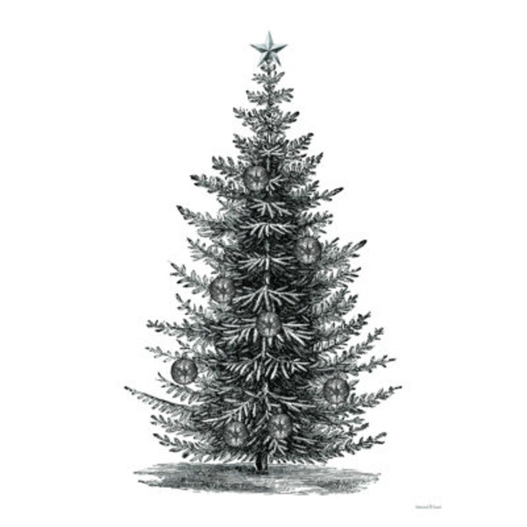 Neyla Oh Christmas Tree - Wrapped Canvas Print Size: 12" H x 8" W x 1.25" D