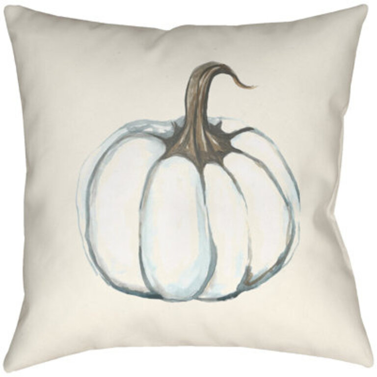 Lodge Cabin Pumpkin Outdoor Square Pillow Cover & Insert Size: 16" H x 16" W