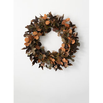 Mcphee Fabric Wreath Size: 26" H x 26" W x 7" D