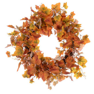 Fall Leaf 22" Polyester Wreath