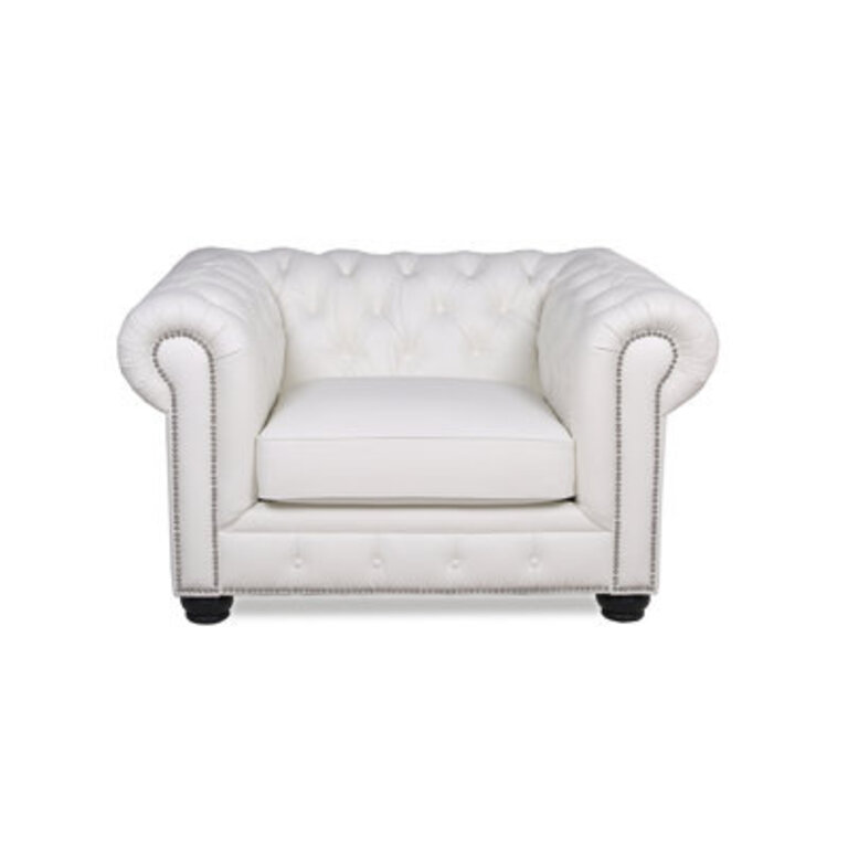 Freddie Leather Chesterfield Chair