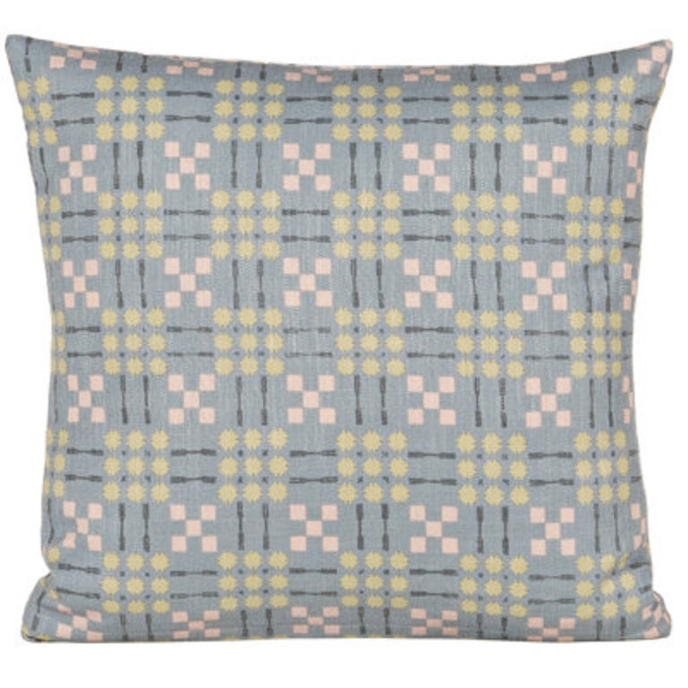 Gridwork Geometric Accent Pillow
