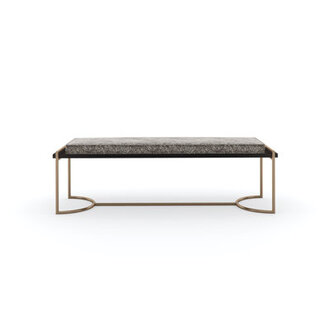 Caracole Classic Velvet Upholstered Bench
