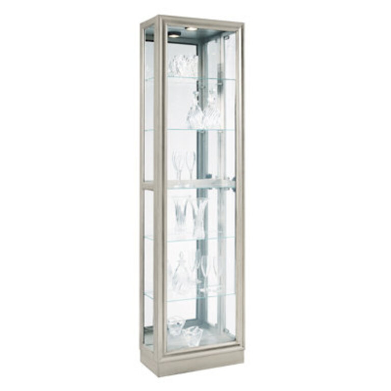 Keepsakes Side Entry 5 Shelf Curio Cabinet