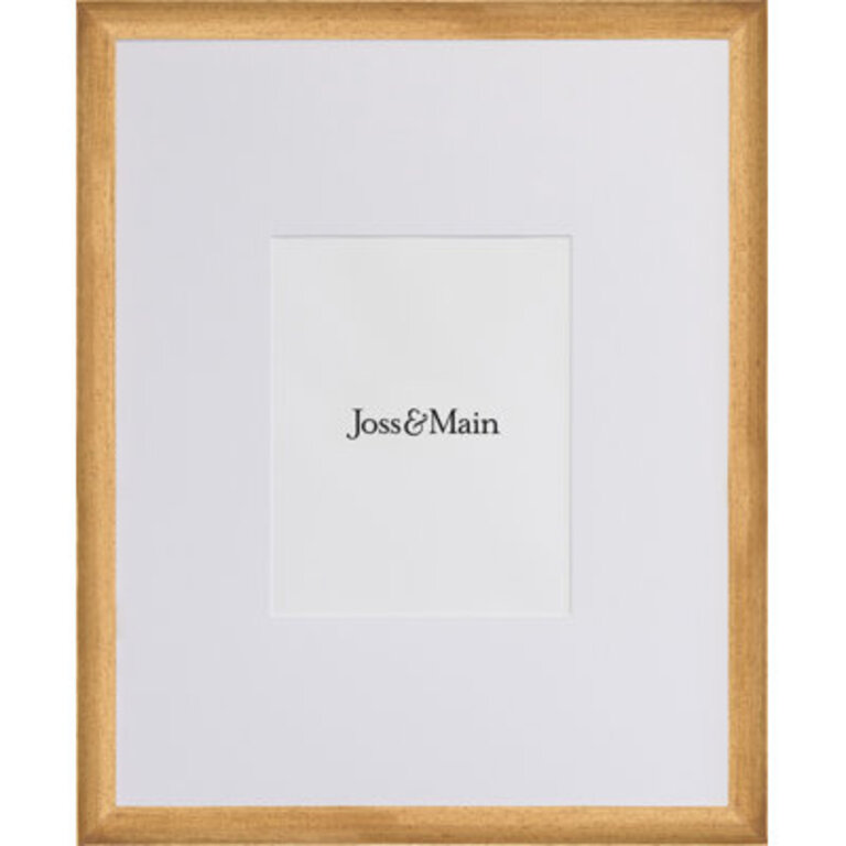 Mabe Wood Beveled Picture Frame with Mat