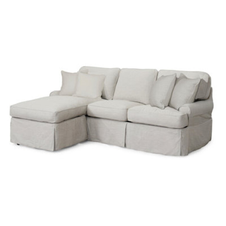Wesham 2 - Piece Slipcovered Sectional