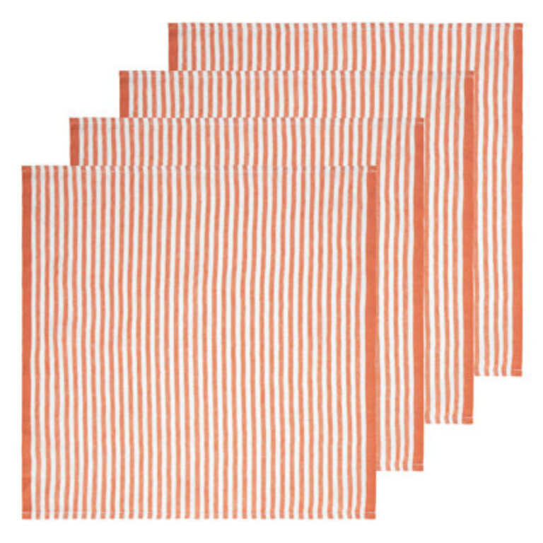 Adamsburg Linen Striped Square Napkin