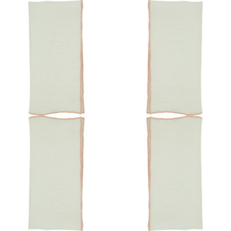 Set of 4 Dartmouth Linen No Pattern Square Napkins