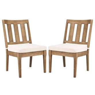 Samya Wooden Patio Dining Chair