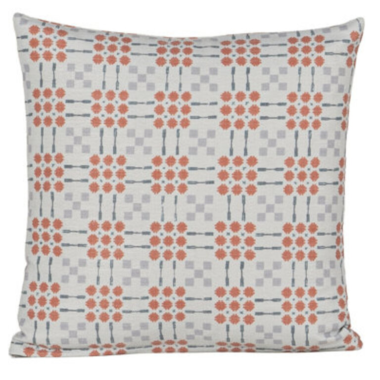 Gridwork Geometric Accent Pillow