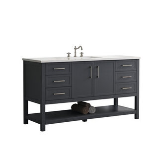 Vicini 60 Single Bathroom Vanity Set