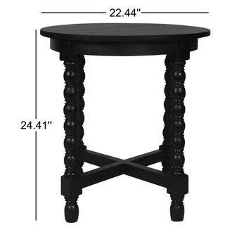 Baen Round Solid Wood End Table
