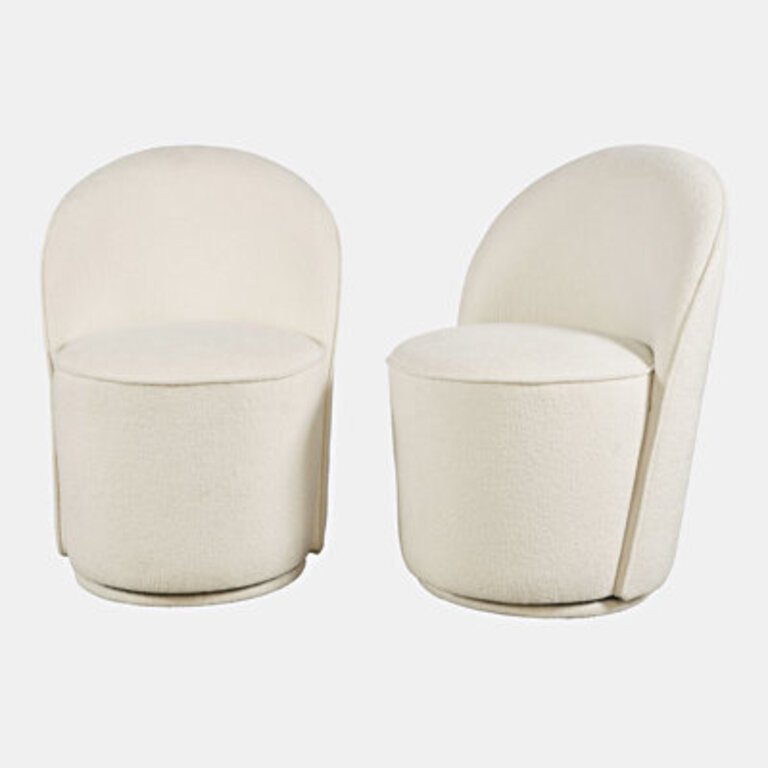 Bronaich Upholstered Swivel Dining Chair