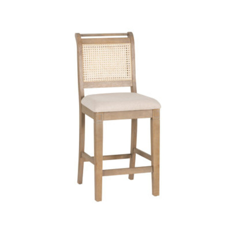 Breider Natural Cane Counter Stool
