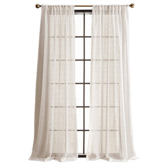 DKNY Urban Sparkle 108Poletop Curtain Panel Pair Gold