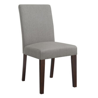 Serta Liam Parsons Dining Chair Plush High Back Polyester Weave Fabric Foam Cushion Seat