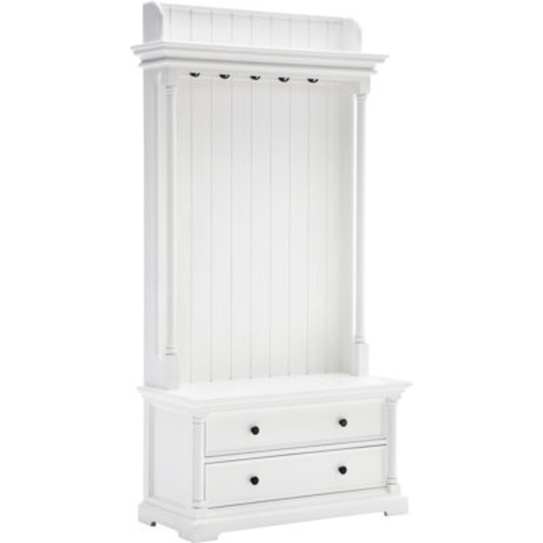 Vivien Hall Tree 3937 Wide with Bench