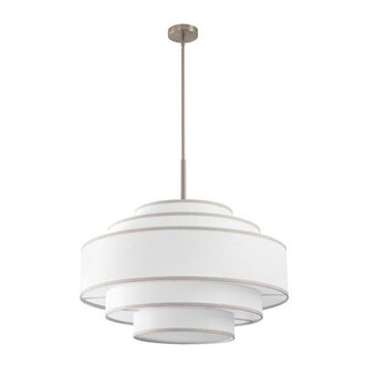Aasim 30 7-Light Dimmable Tiered Drum Chandelier