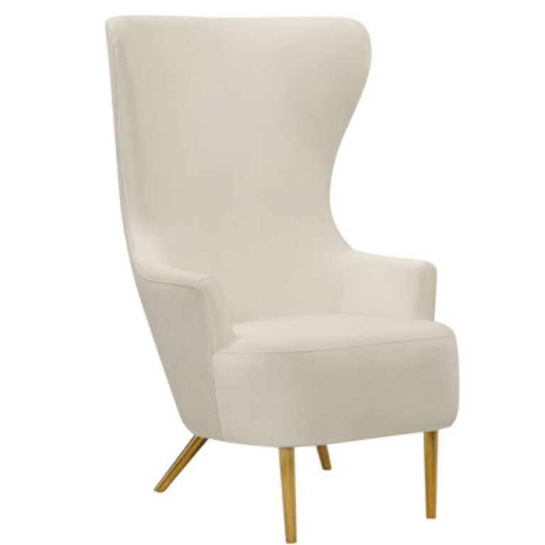 Julia Velvet Wingback Chair