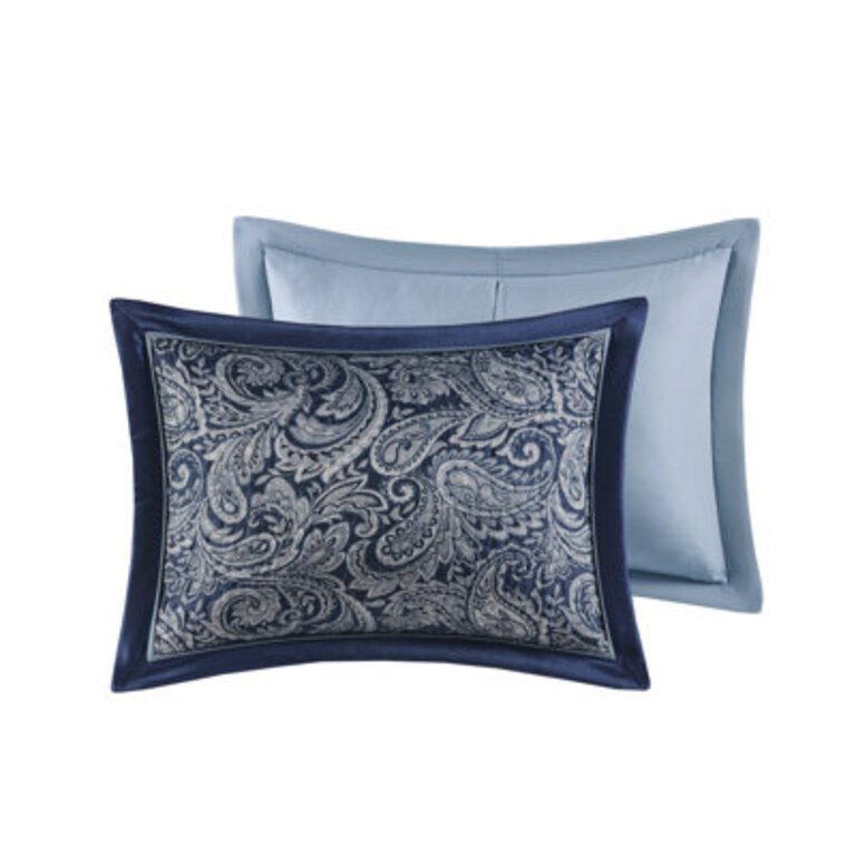 Aubrey 5 Piece Jacquard Bedspread Set with Throw Pillows
