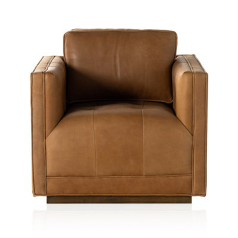 Calabrese Upholstered Swivel Armchair