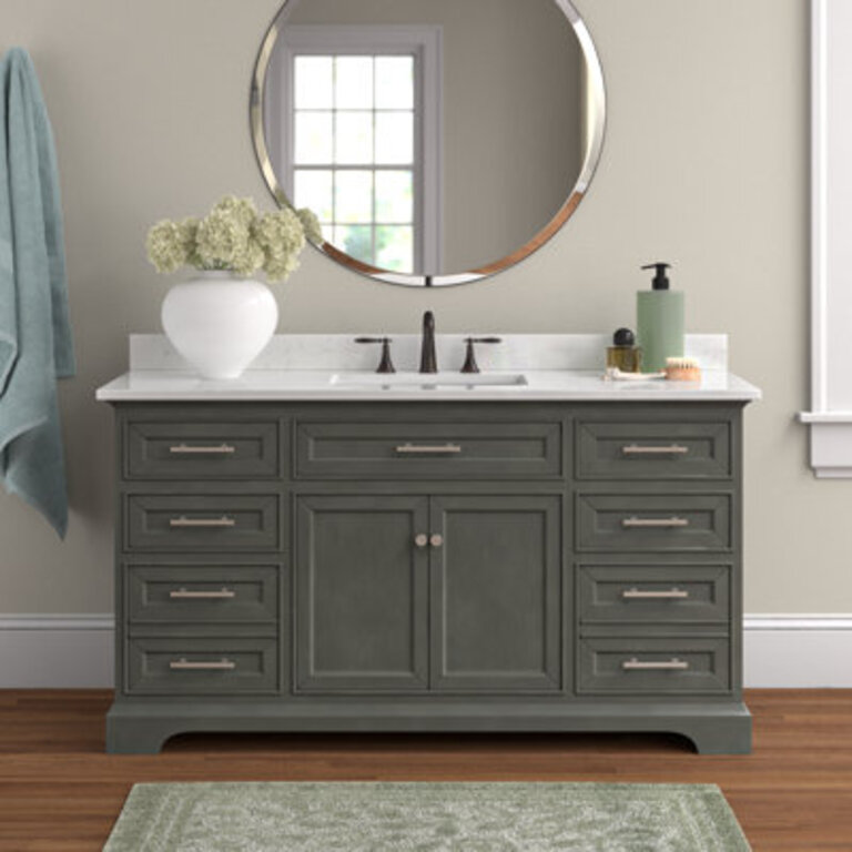 Currahee 60 Single Bathroom Vanity Set