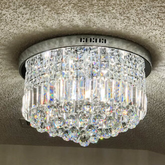 Forrest 9 - Light Flush Mount Dimmable Chandelier 20-Inch Wide