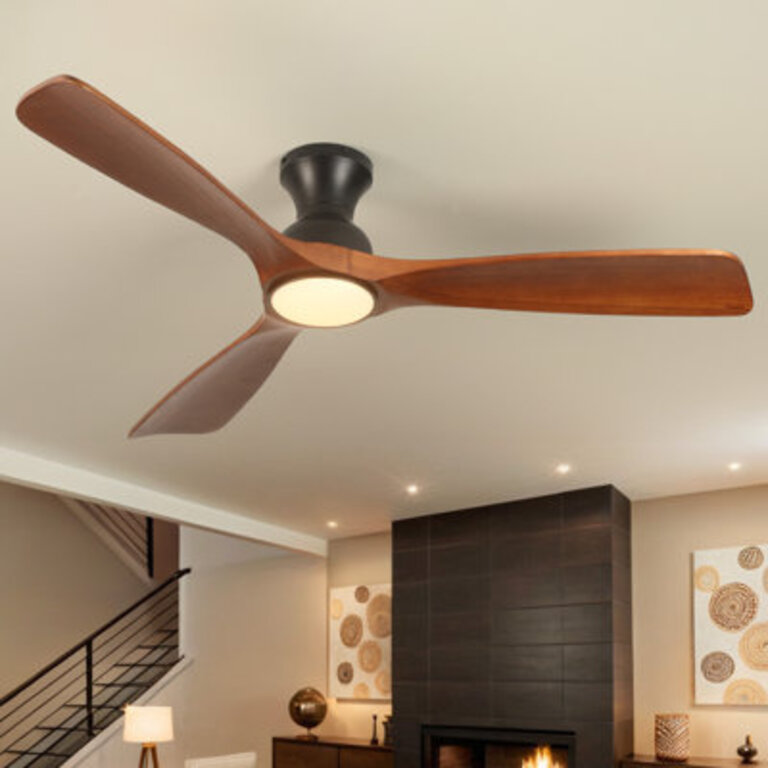 Karlena 52 Ceiling Fan with Light Kit and Remote Control